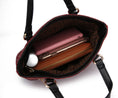 Load image into Gallery viewer, (burgundy)Aylet M Tote with Mini Handbag and Wristlet Pouch by Mia k - BagNook

