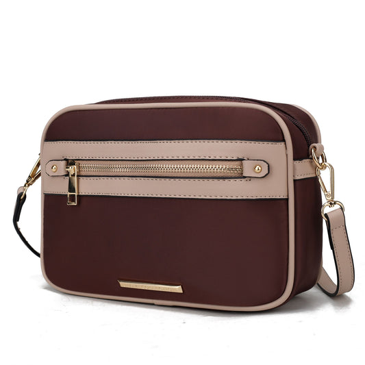 (coffee-taupe)Jimena Crossbody Pouch Handbag by Mia K - BagNook