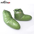 Load image into Gallery viewer, (green)Kamperbox Goose Down Booties/Slippers - BagNook
