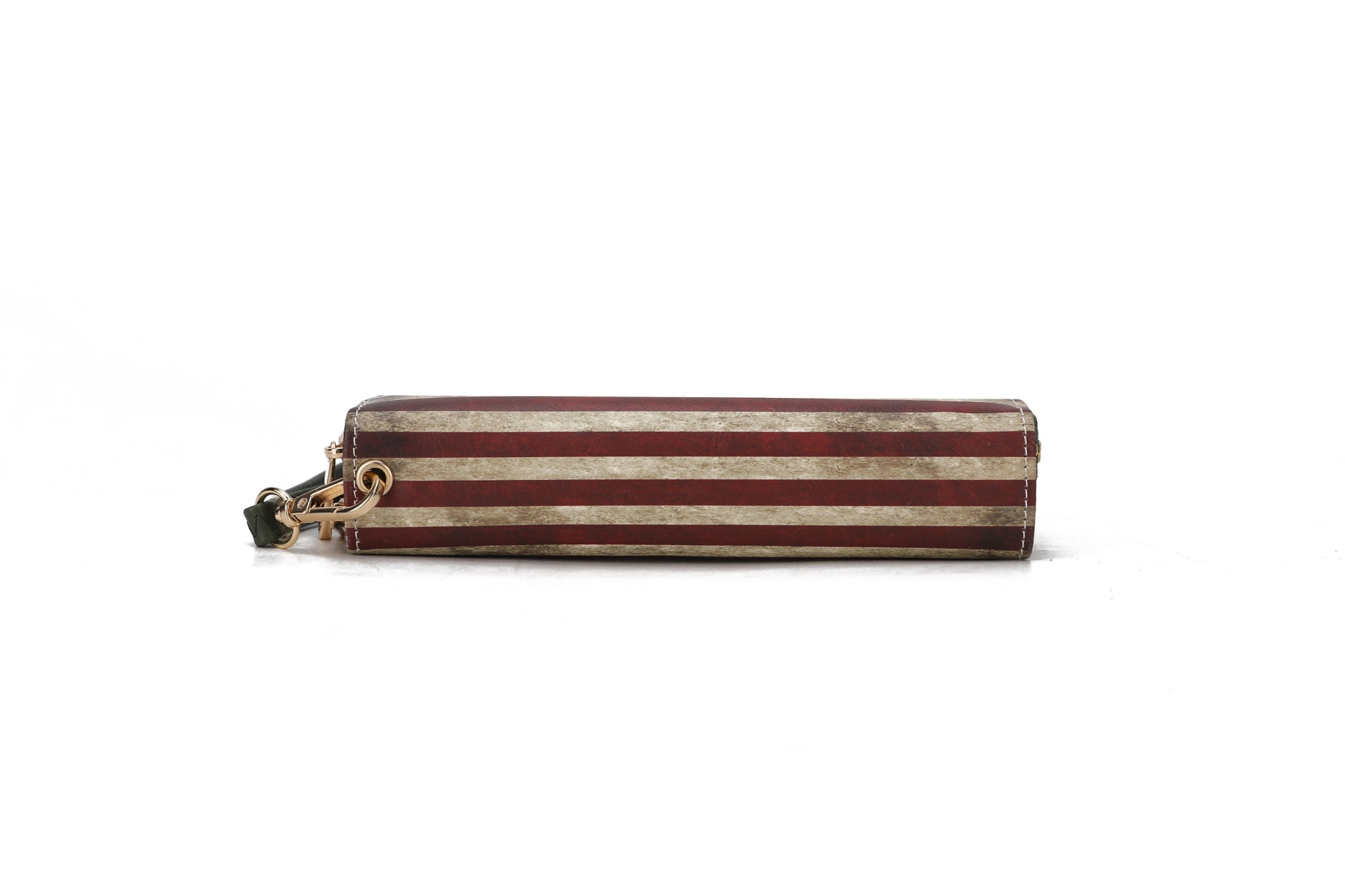 (green)Uriel Vegan Leather Women FLAG Wristlet by Mia K - BagNook