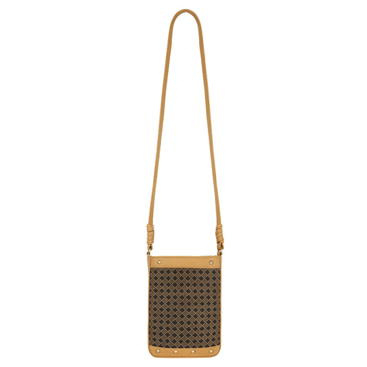 Tayla Diamond Print Bucket Bag - Upcycled - BagNook