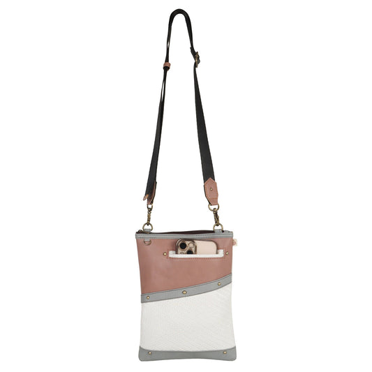 FOXIE - Brisk Crossbody w/Front Cellphone Pocket - Nude - BagNook