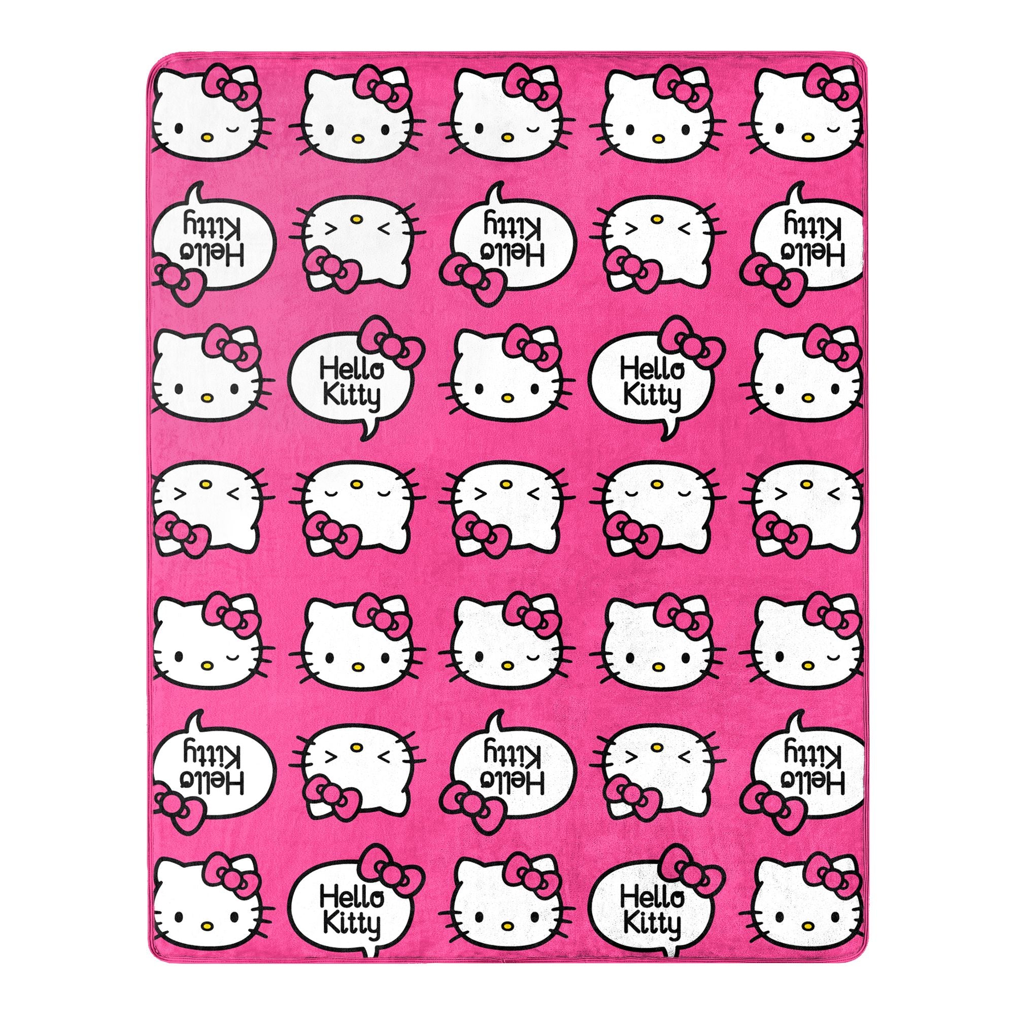 HELLO KITTY - PINK PRIDE Throw Blanket & Hugger Set - BagNook