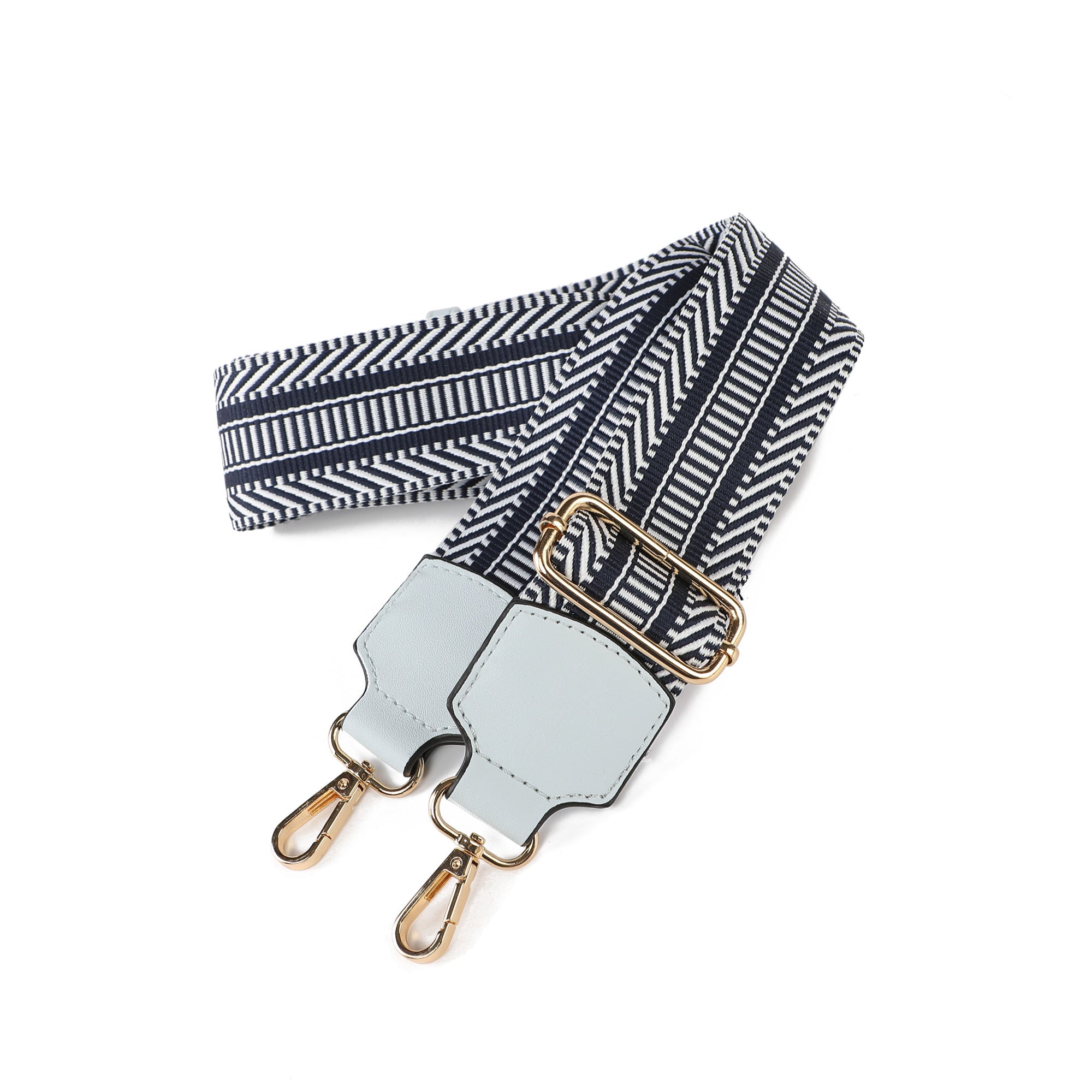 (navy-light blue)Naya Women Webbing Crossbody Straps by Mia K - BagNook