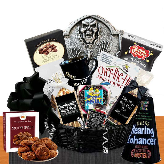 Gift Basket | Over the Hill Birthday Gift Basket (Lg) - BagNook
