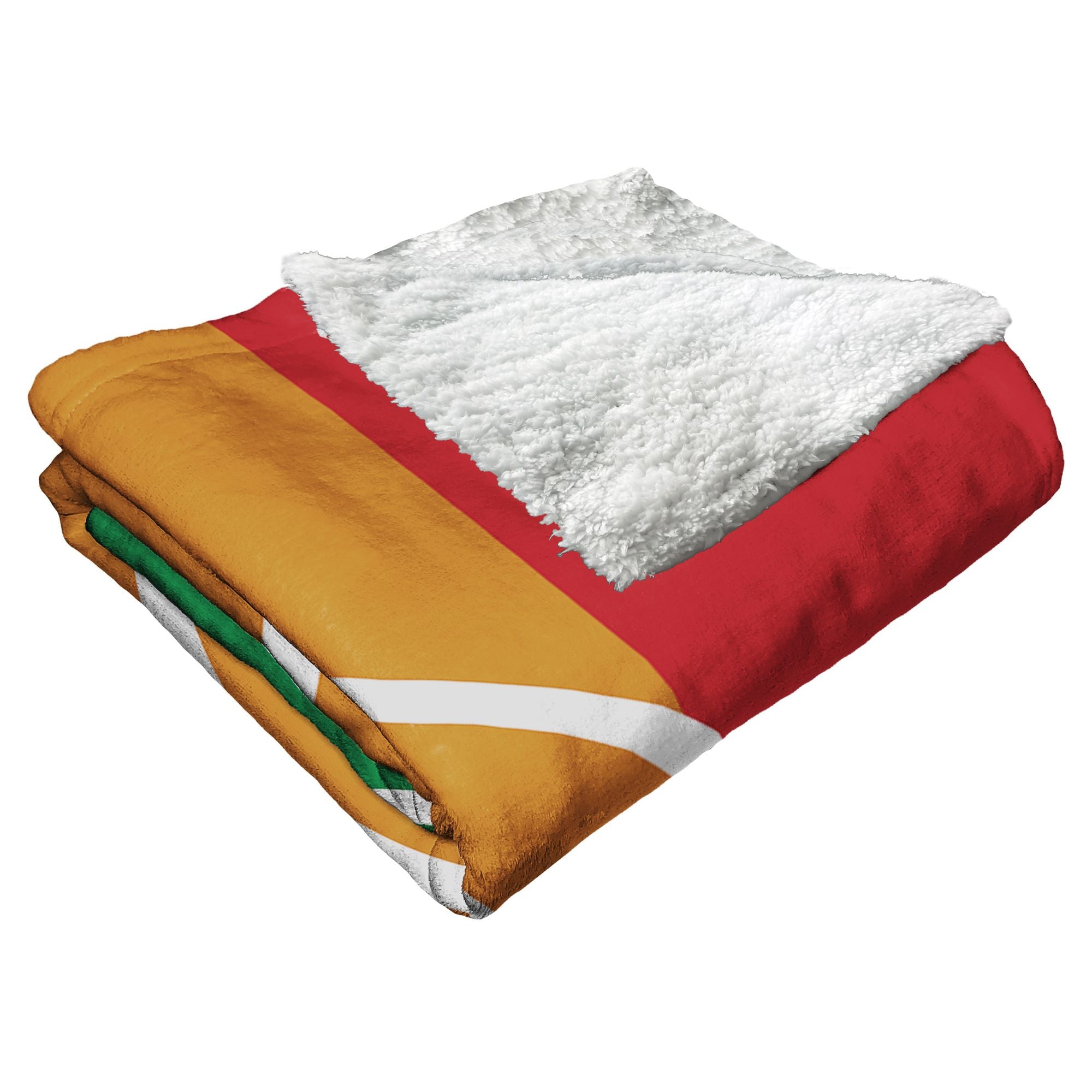 PRIDE SERIES - CUBS - Silk Touch Sherpa Throw Blanket - BagNook