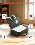 Load image into Gallery viewer, PS5 Carrying Case Travel Bag for Playstation 5 PS5 Slim Waterproof - BagNook
