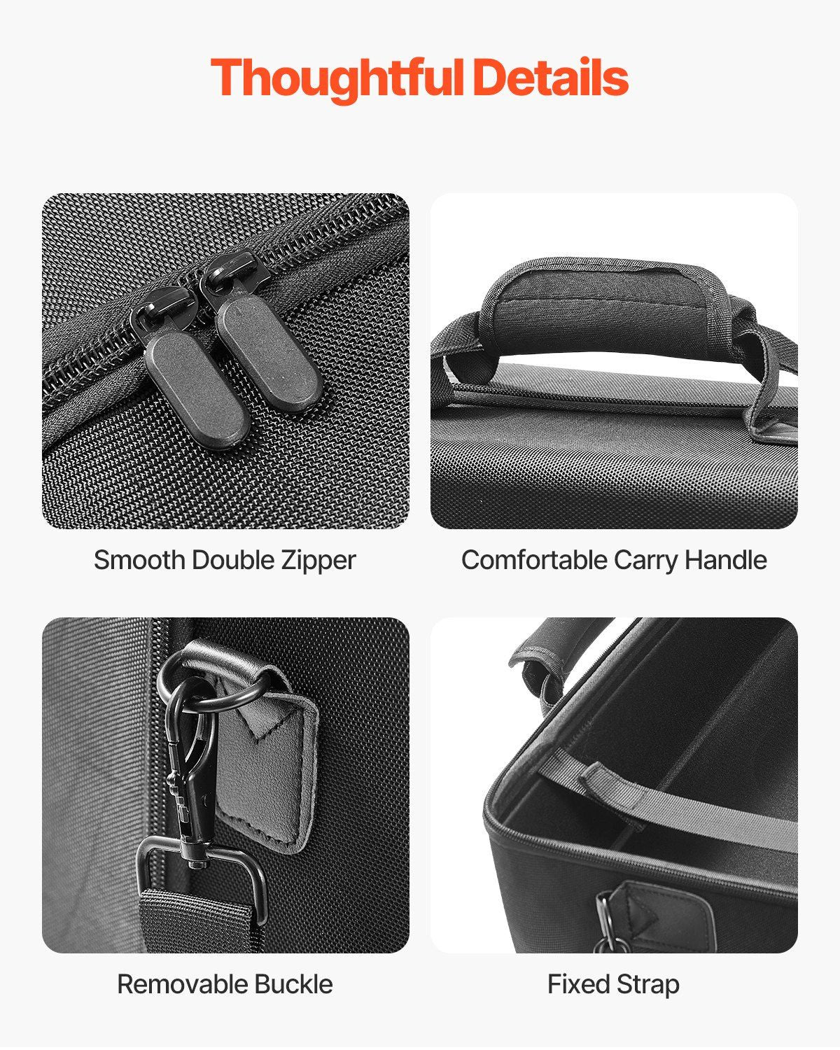 PS5 Carrying Case Travel Bag for PS5 Slim EVA Soft Lining - BagNook
