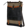 Load image into Gallery viewer, Patterson Herringbone crossbody - Upcycled Leather - BagNook
