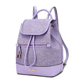 Load image into Gallery viewer, (lavender)Porsha Vegan Leather Daypack by Mia K - BagNook
