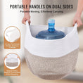 Load image into Gallery viewer, VEVOR Cotton Rope Storage Basket (20 x 20 x 13 in) 17.7gal Capacity - BagNook
