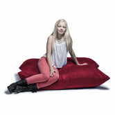 Jaxx 3.5 Ft Pillow Saxx Kids Bean Bag, Cherry - BagNook