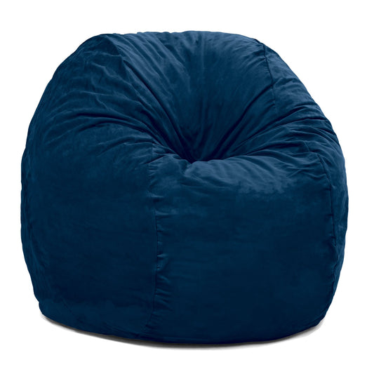 Jaxx Saxx 5 Ft Large Bean Bag, Navy - BagNook