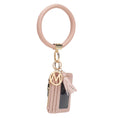 Load image into Gallery viewer, (pink)Jordyn Bracelet with Card Holder by Mia k - BagNook
