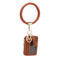 Load image into Gallery viewer, (cognac)Jordyn Bracelet with Card Holder by Mia k - BagNook
