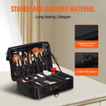 Load image into Gallery viewer, Makeup Case - Large Train Case with Handle - BagNook
