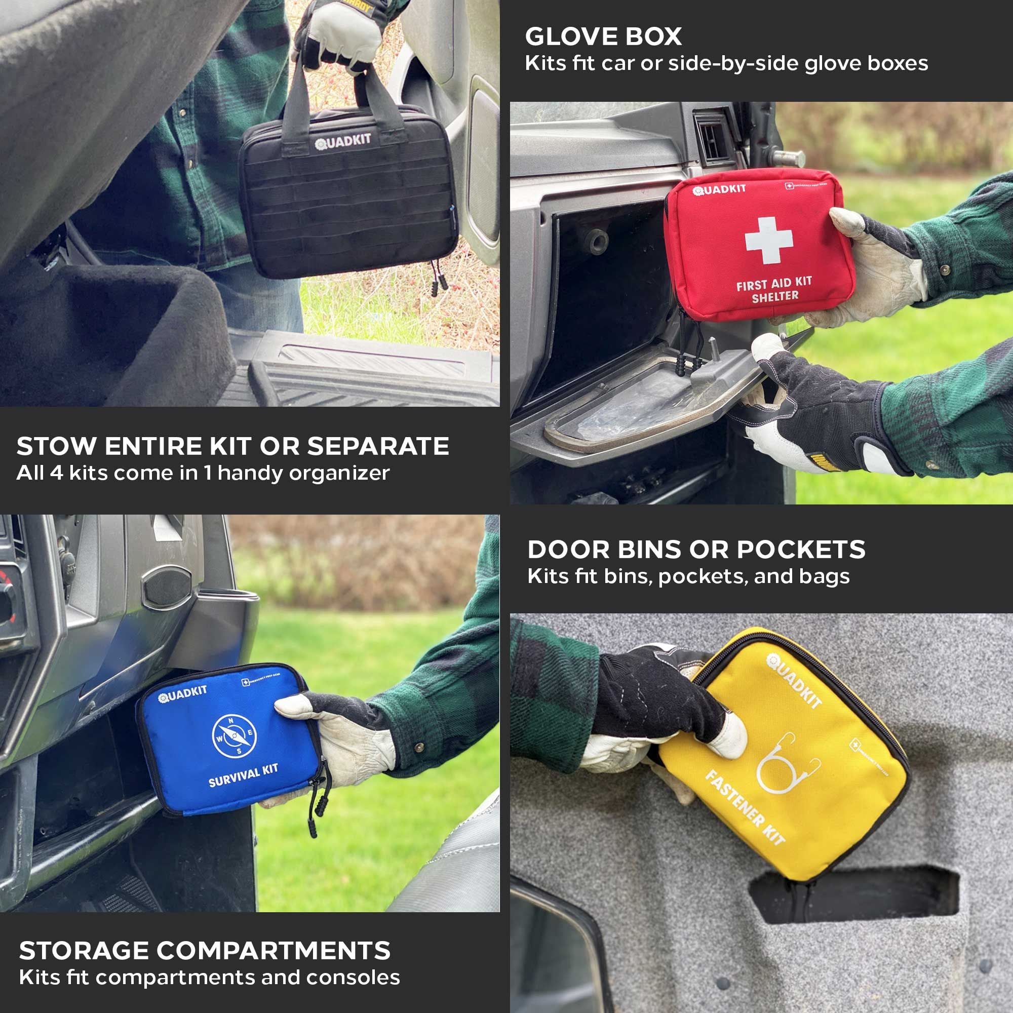 QUADKIT ATV Emergency Kit (106 Essential Items) for ATV, OFF ROAD - BagNook