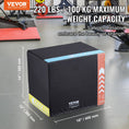 Load image into Gallery viewer, VEVOR 3 in 1 Plyometric Strength Training Jump Box - Recycled Cotton, 16/14/12", Black - BagNook
