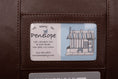 Load image into Gallery viewer, (brown)The V.P Pro Faux Leather Tri Fold Padfolio - It fits a tablet! - BagNook
