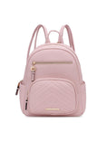 Load image into Gallery viewer, (pink)Romana Vegan Leather Backpack by Mia k - BagNook
