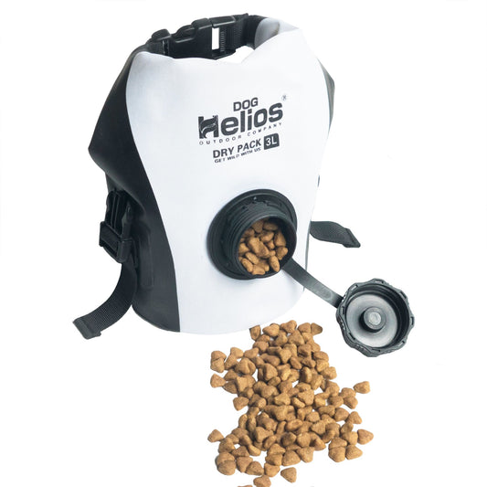 Dog Helios® Grazer - Waterproof Outdoor Dry Food Bag - White - BagNook