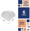 Load image into Gallery viewer, 6 Nylon Collapsible Mesh Food Covers - BagNook
