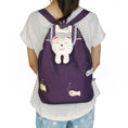 Load image into Gallery viewer, Swimming Fish Fabric Art School Daypack - BagNook
