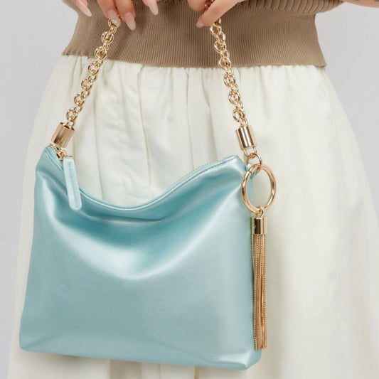 (metallic blue)Brigitte Women's Functional Purse by Mia K - BagNook