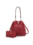 Load image into Gallery viewer, (red)Ryder Shoulder Bag with Wallet by Mia k - BagNook
