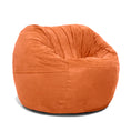 Load image into Gallery viewer, Jaxx Saxx 3 ft Round Bean Bag - Mandarin - BagNook
