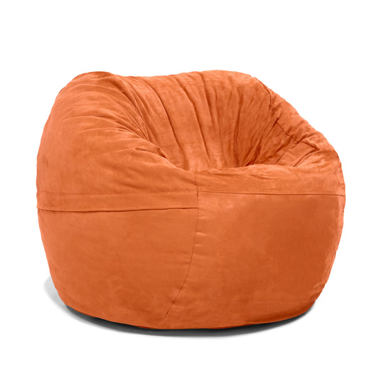 Jaxx Saxx 3 ft Round Bean Bag - Mandarin - BagNook