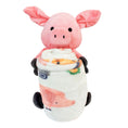Load image into Gallery viewer, Rollee Pollee Pig Pen - Throw Blanket & Hugger Set - BagNook
