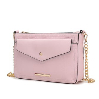 (pink)Maribel Crossbody Handbag by Mia K - BagNook