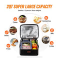 Load image into Gallery viewer, VEVOR Portable Oven, 12V Car Food Warmer, 2QT 55W Portable Mini Personal Microwave, Electric Heated Lunch Box for Camping, Travel, Compatible with Glass, Ceramic, Foil Containers (Black) - BagNook

