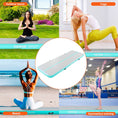 Load image into Gallery viewer, VEVOR Gymnastics Inflatable Air Mat, 4" Thick, 10ft Mint Green - BagNook
