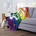 Load image into Gallery viewer, PRIDE SERIES - SF GIANTS - Silk Touch Sherpa Throw Blanket - BagNook
