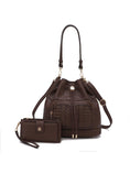 Load image into Gallery viewer, (coffee)Ryder Shoulder Bag with Wallet by Mia k - BagNook

