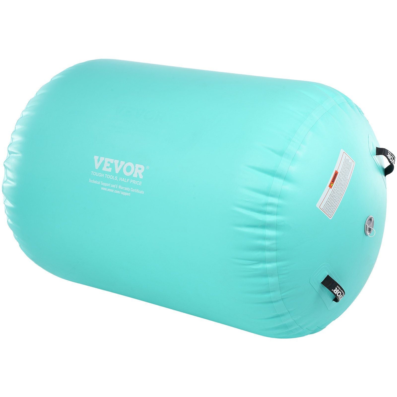 VEVOR Gymnastics Air Inflatable Barrel - 31.5 x 52.2", Mint Green - BagNook