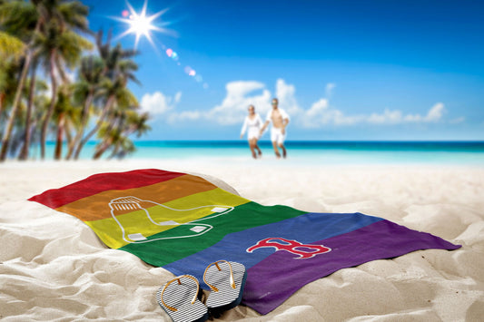 PRIDE SERIES - RED SOX - Beach Towel - BagNook