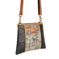 Load image into Gallery viewer, Noa Angled Crossbody Bag - Carbon Grey - Upcycled - BagNook
