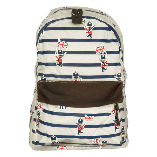 Happy Man Fabric Art School Daypack - BagNook
