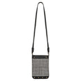 Load image into Gallery viewer, Millie Houndstooth Print Bucket Bag - Upcycled - BagNook
