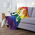 Load image into Gallery viewer, PRIDE SERIES - BRAVES - Silk Touch Sherpa Throw Blanket - BagNook
