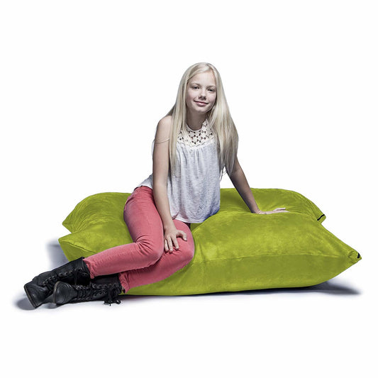 Jaxx 3.5 Ft Pillow Saxx Kids Bean Bag, Lime - BagNook