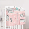 Load image into Gallery viewer, (pink)Storage Organizer for Crib - BagNook
