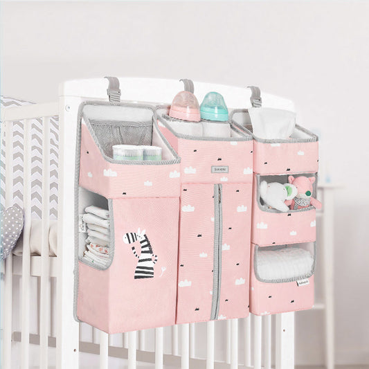 (pink)Storage Organizer for Crib - BagNook