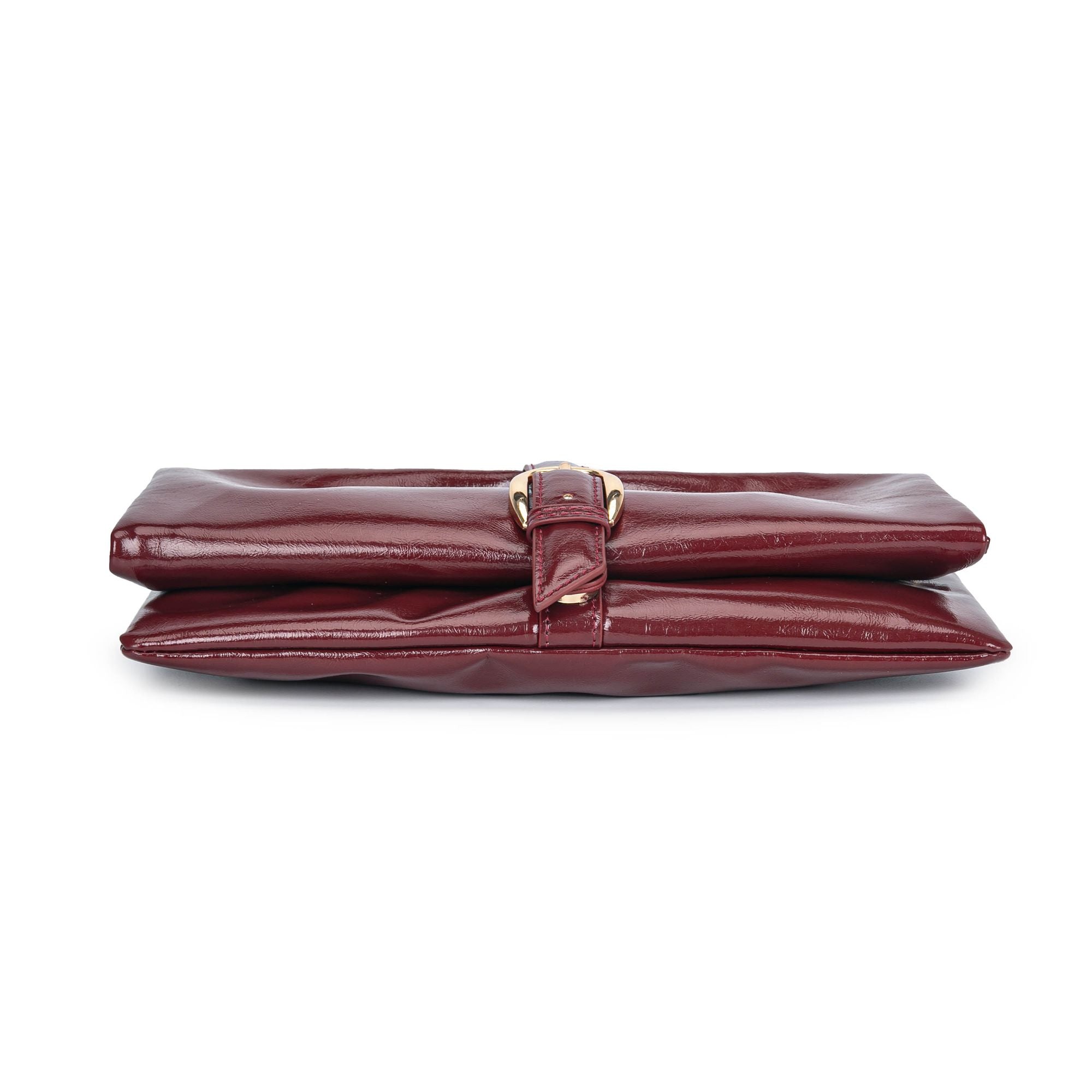 (wine)Koumei Wristlet Purse Envelope Snap by Mia K - BagNook