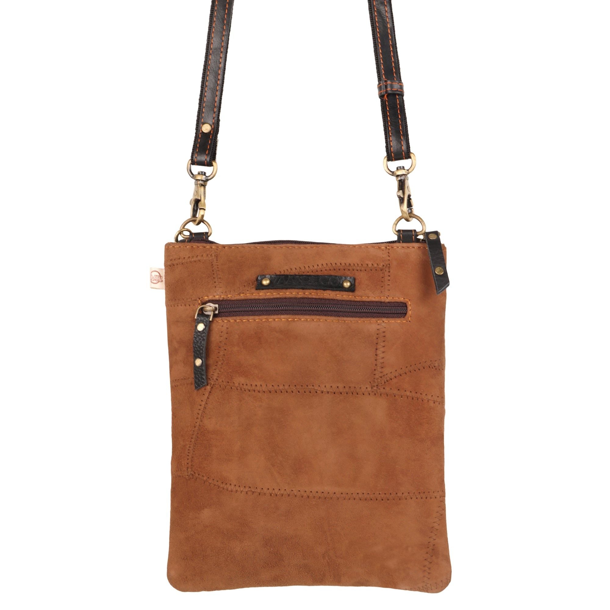 Tribeca Brisk Crossbody - Upcycled Leather - BagNook