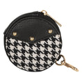Load image into Gallery viewer, Millie Houndstooth Print Keyfob Coin Purse - BagNook
