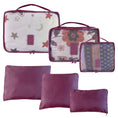 Load image into Gallery viewer, (burgundy)9pc Travel Luggage Organizer - BagNook
